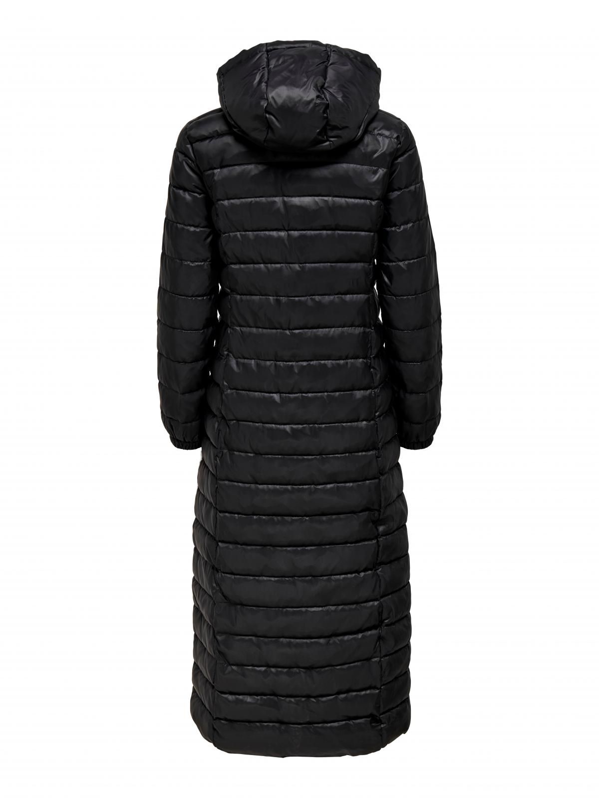 온리 테크니컬 방풍 후드 롱 패딩코트 15232995_2161 BLACK / BLACK - 상세 이미지 5