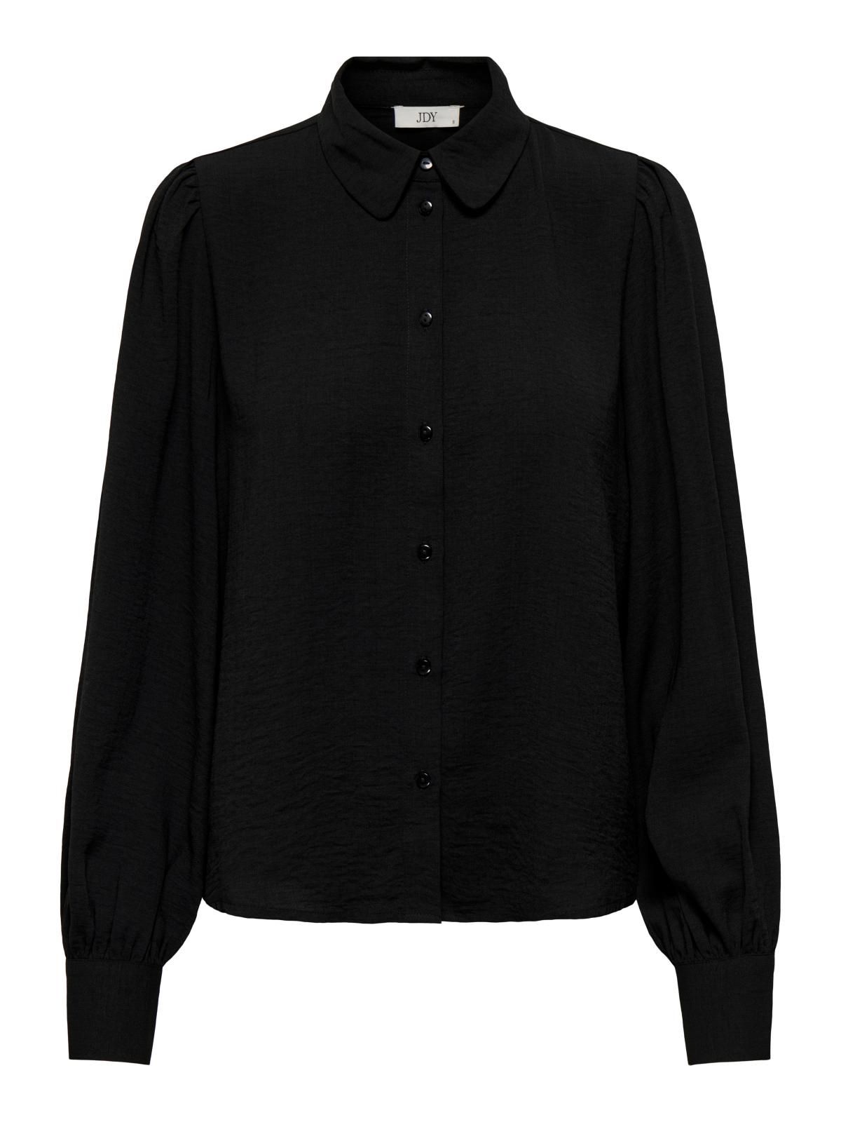 제이디와이 볼륨슬리브 레귤러핏 블랙 셔츠 15283183_2161 BLACK / BLACK - 상세 이미지 3