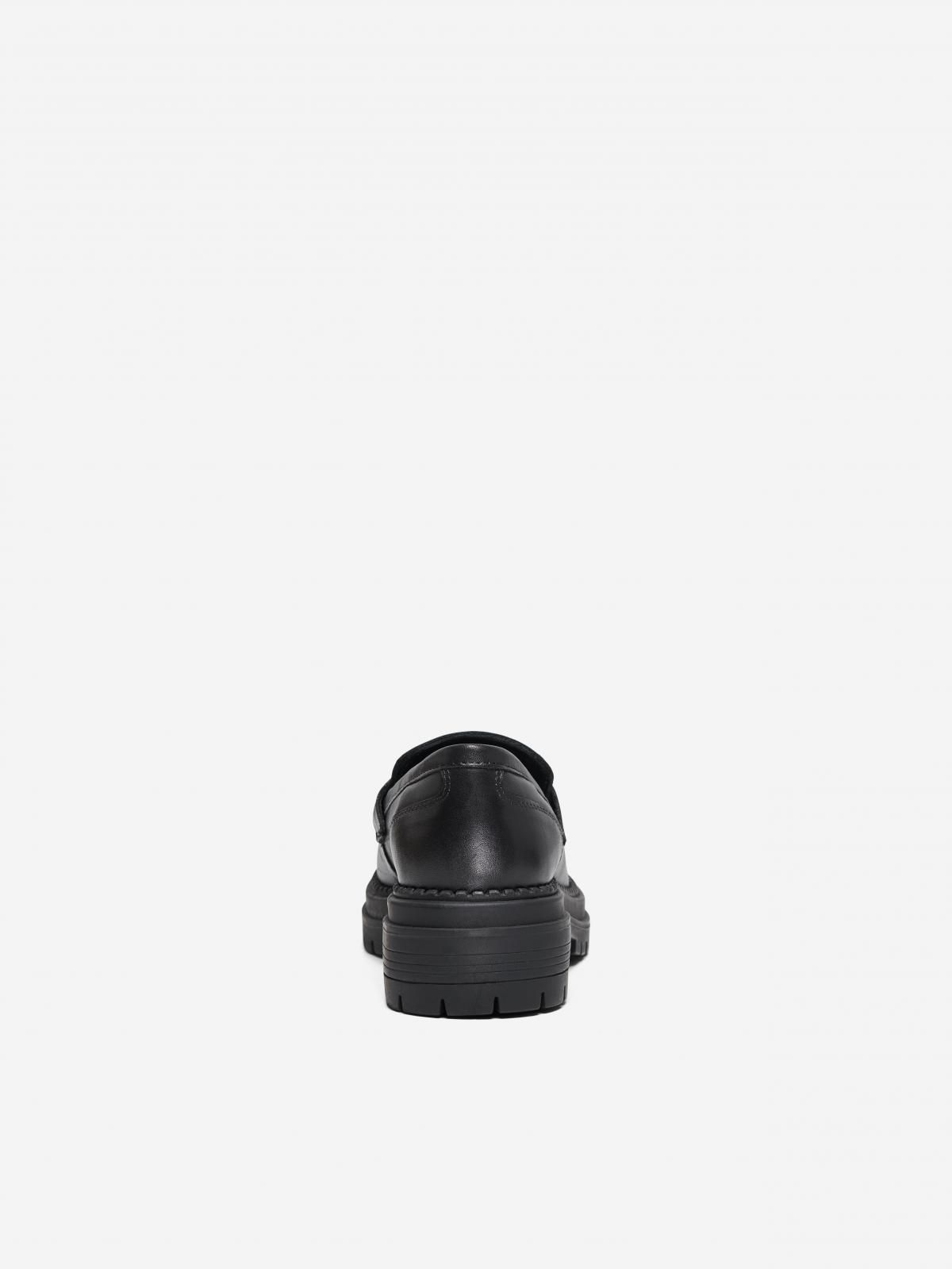 온리 프리미엄 레더 베이직 로퍼 15331989_2161 BLACK / BLACK - 상세 이미지 2
