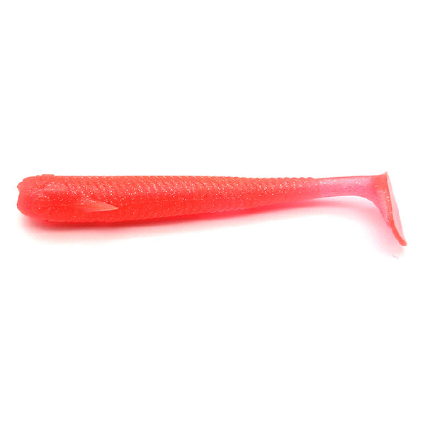 금호조침 UV 축광 와그작 갈치 루어 웜 핑크펄, 7.6cm(3인치) - 메인 이미지