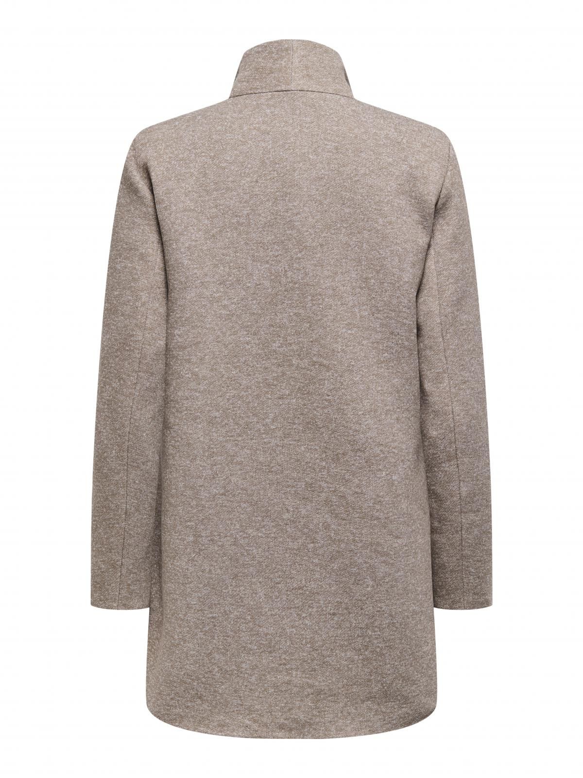 온리 더블버튼 하이넥 롱 코트 15321868_120_1106900 GREY / WALNUT - 상세 이미지 4