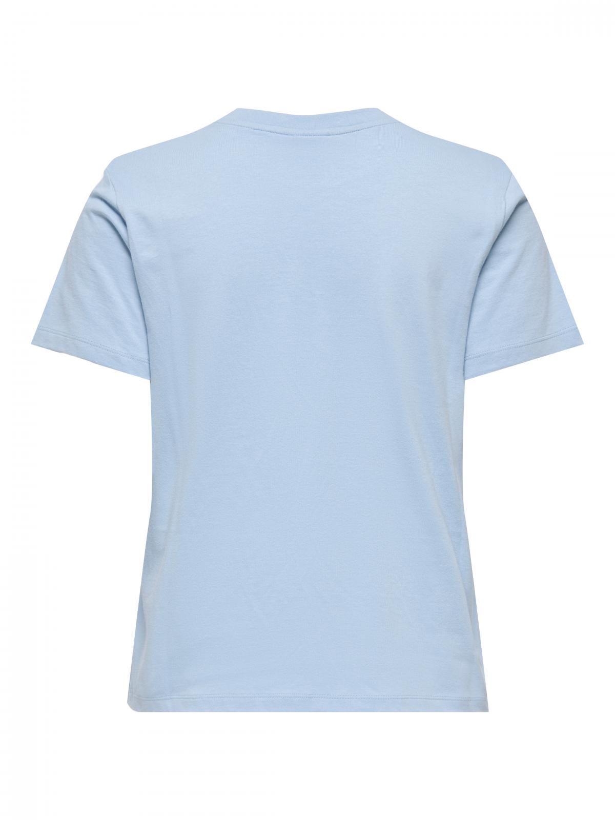 제이디와이 레이스 디테일 라운드넥 반팔 티셔츠 15322073_3013 BLUE / SOFT CHAMBRAY - 상세 이미지 4
