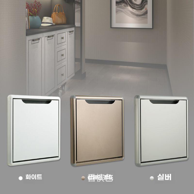 접이식 벽걸이 의자 초슬림 현관 신발장 겸용 탈의 욕실 은 - 상세 이미지 2
