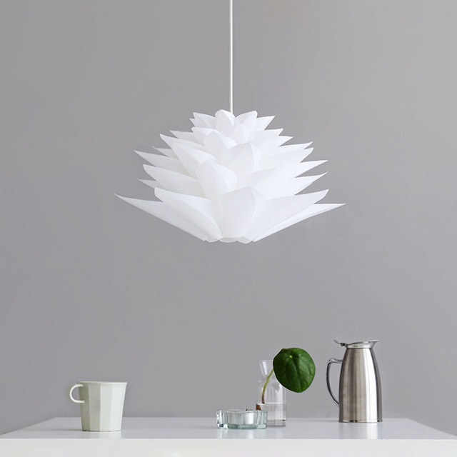 LOTUS 펜던트등 E26 KS1539D/2 화이트 1493.6410 + E26 LED 스마트전구 9W 컬러 세트 - 상품 이미지