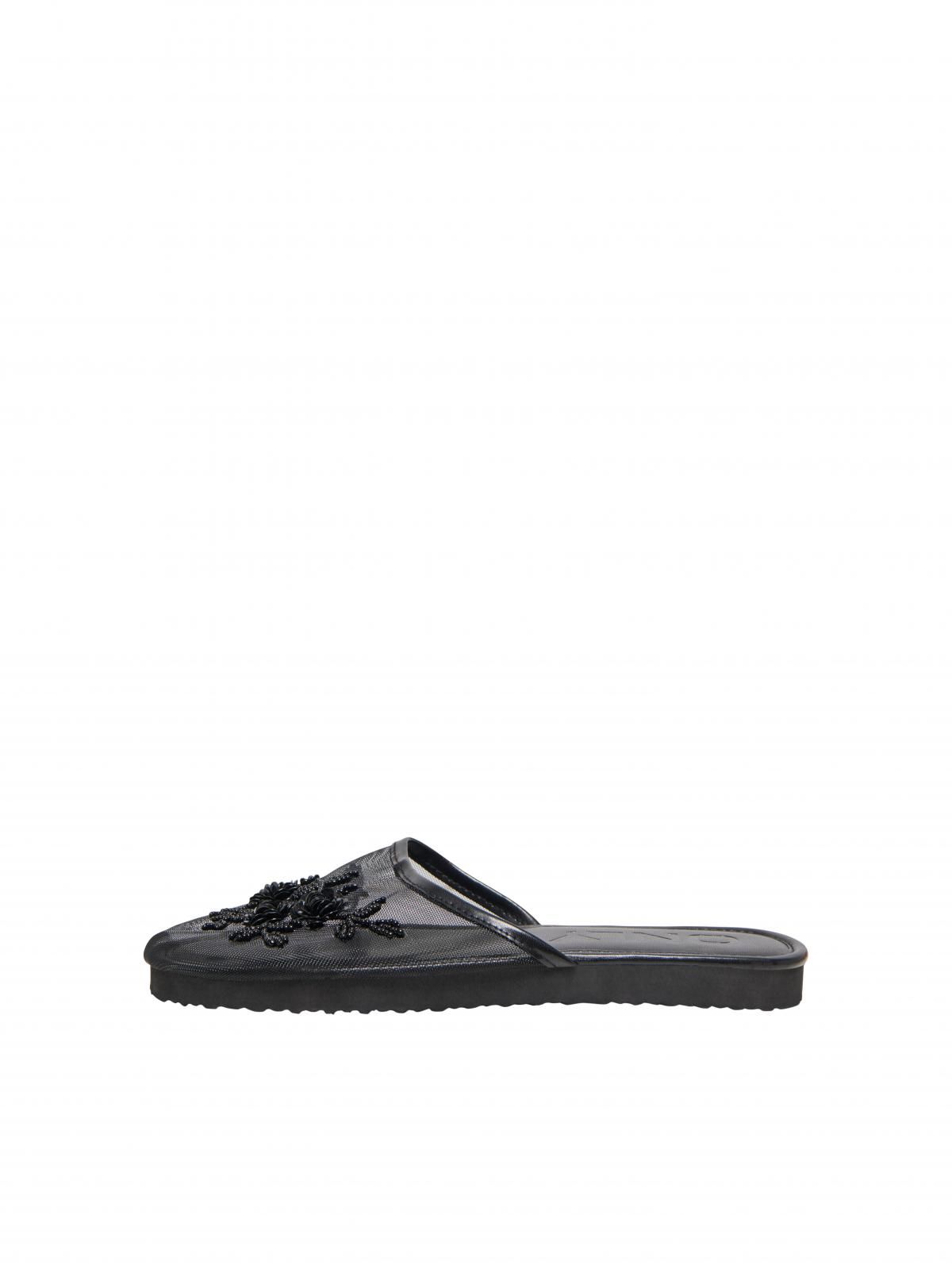 온리 비즈 블랙 패션 슬리퍼 15353917_2161 BLACK / BLACK - 상품 이미지