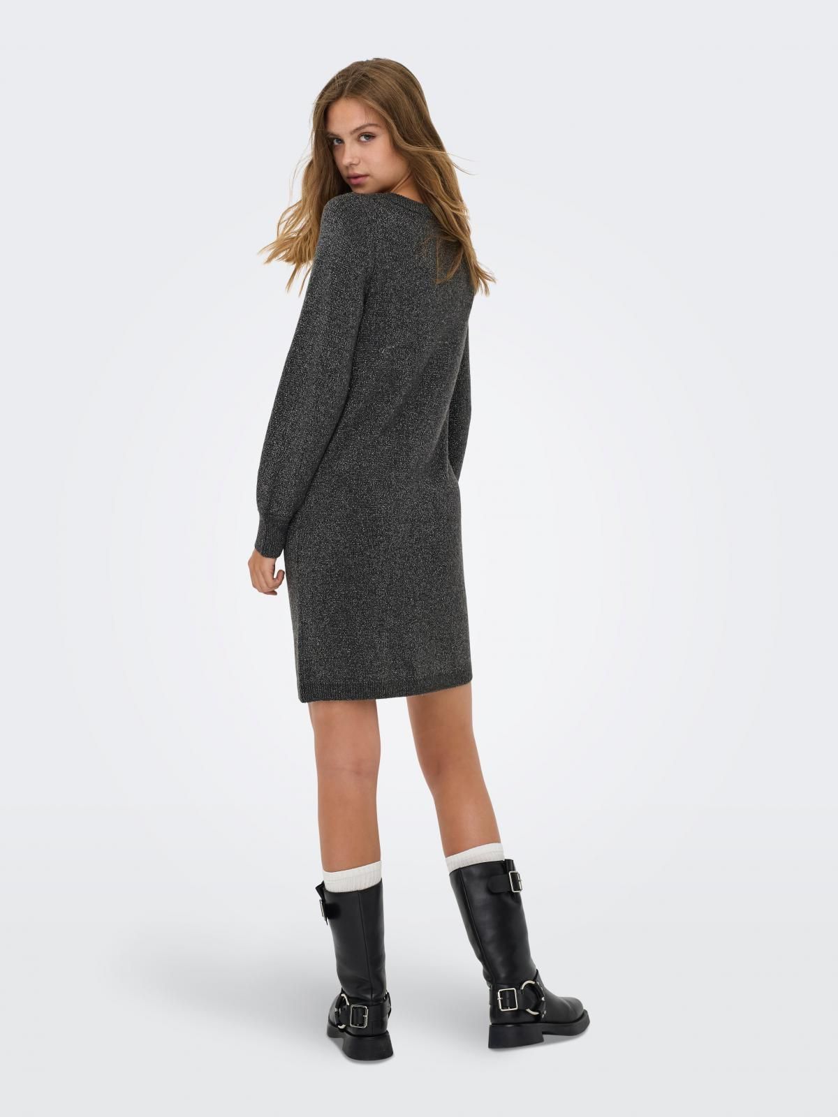 제이디와이 글리터 니트 미니 원피스 15362977_2383_1235891 GREY / DARK GREY MELANGE - 상세 이미지 2