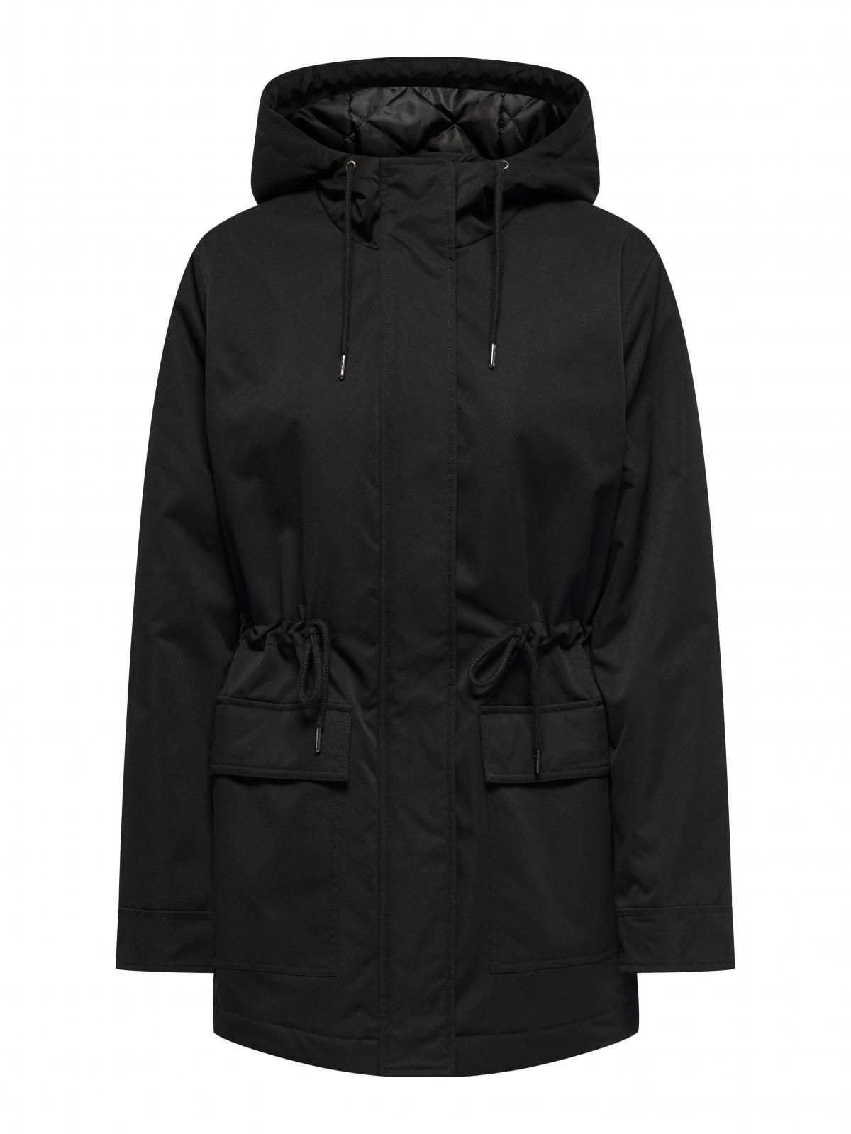 온리 테크니컬 후드 집업 재킷 15357625_2161 BLACK / BLACK - 상세 이미지 3