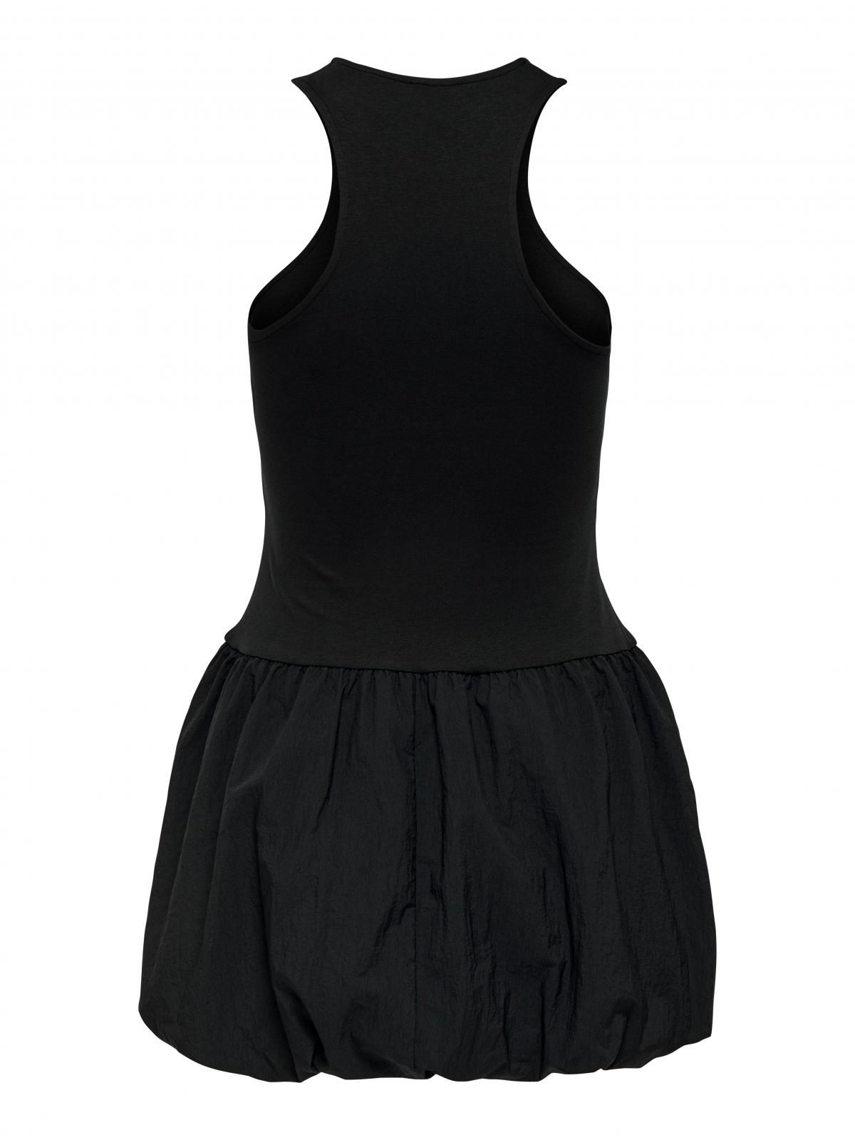 온리 코튼 페플럼 미니 원피스 블랙 15350033_2161 BLACK / BLACK - 상세 이미지 4
