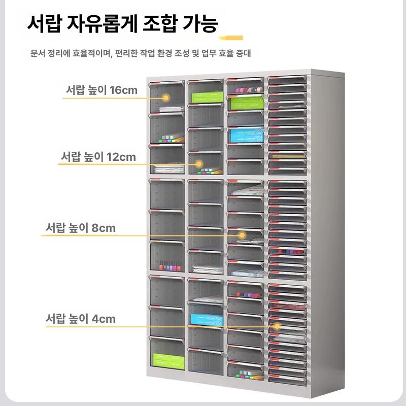 네일 수납장 네일샵 매니큐어 정리대 미용실 보관 진열 캐비닛 - 상세 이미지 3