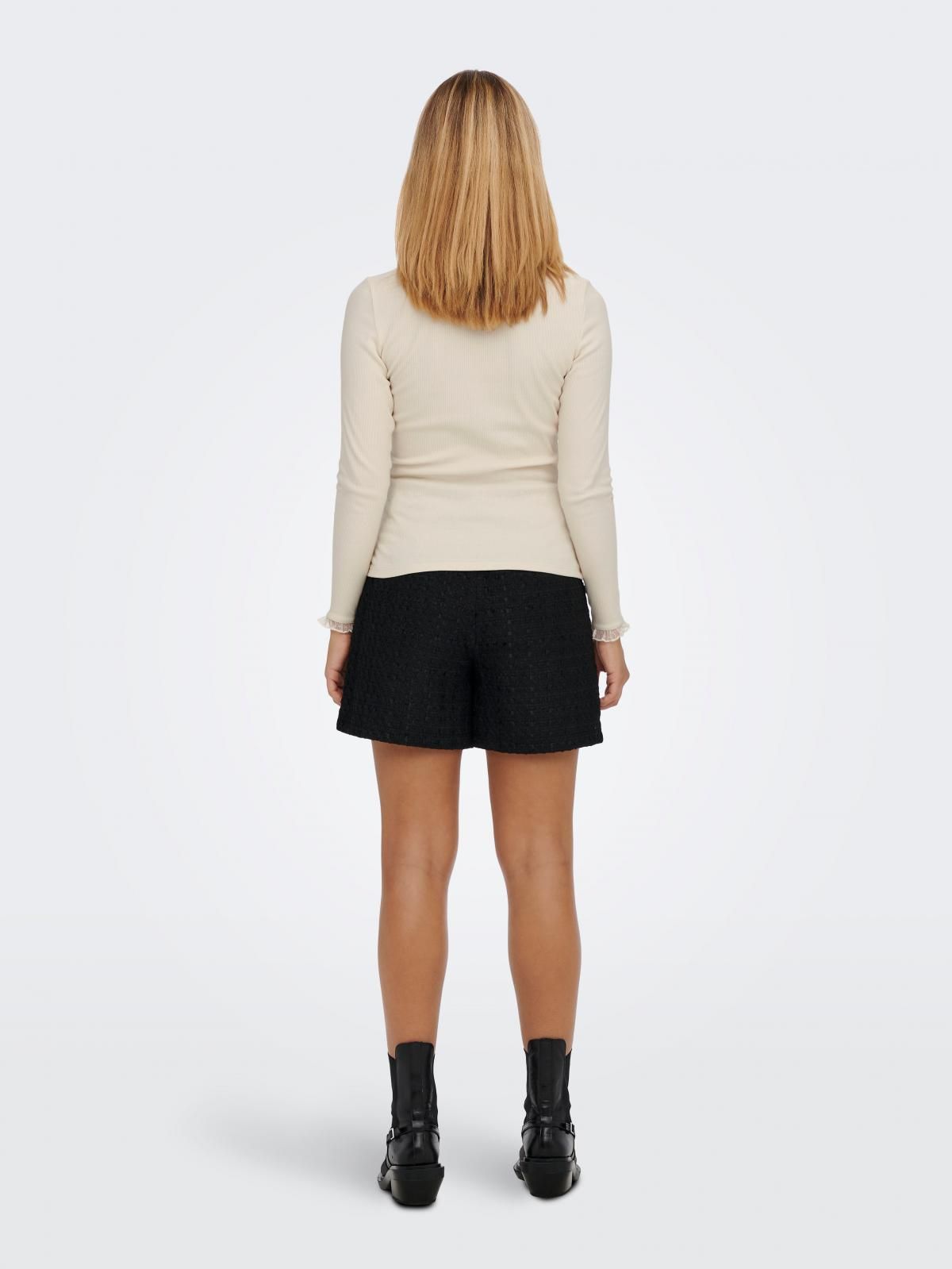 온리 레이스 디테일 긴팔 티셔츠 15277888_13 GREY / BIRCH - 상세 이미지 2