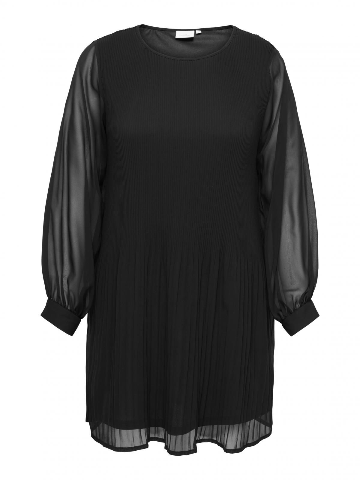 온리 빅사이즈 시스루 블랙 미니 원피스 15377753_2161 BLACK / BLACK - 상세 이미지 3
