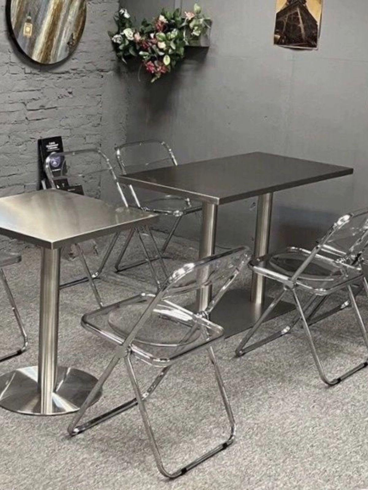 테이블 카페 식당 스테인레스 업소용 - 상세 이미지 2