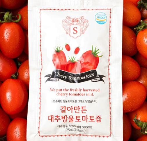 갈아만든 100% 국내산 대추 방울 토마토즙 125ml 50포 - 상세 이미지 2