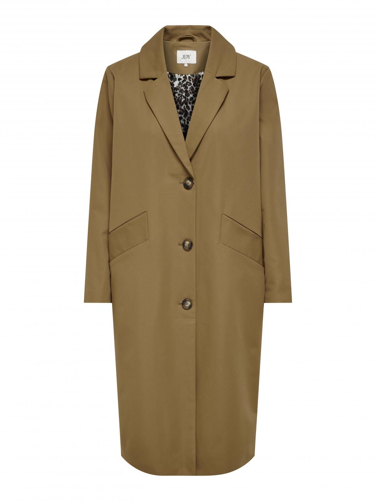 제이디와이 테크니컬 버튼 롱 코트 15328238_7383_1129124 BROWN / MALT BALL - 상세 이미지 4