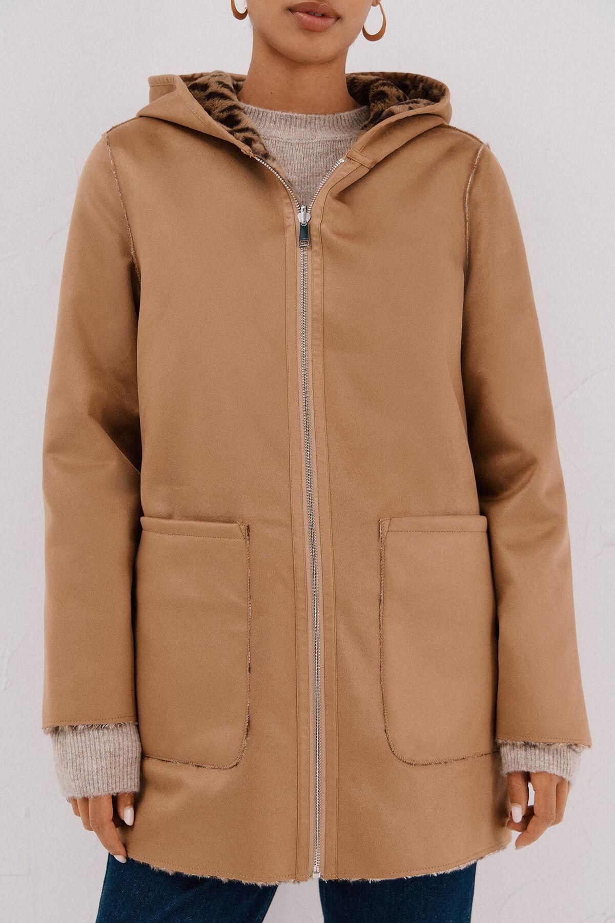 꼬르떼피엘 양면 테크니컬 후드 코트 6612748 BEIGE - 상세 이미지 4