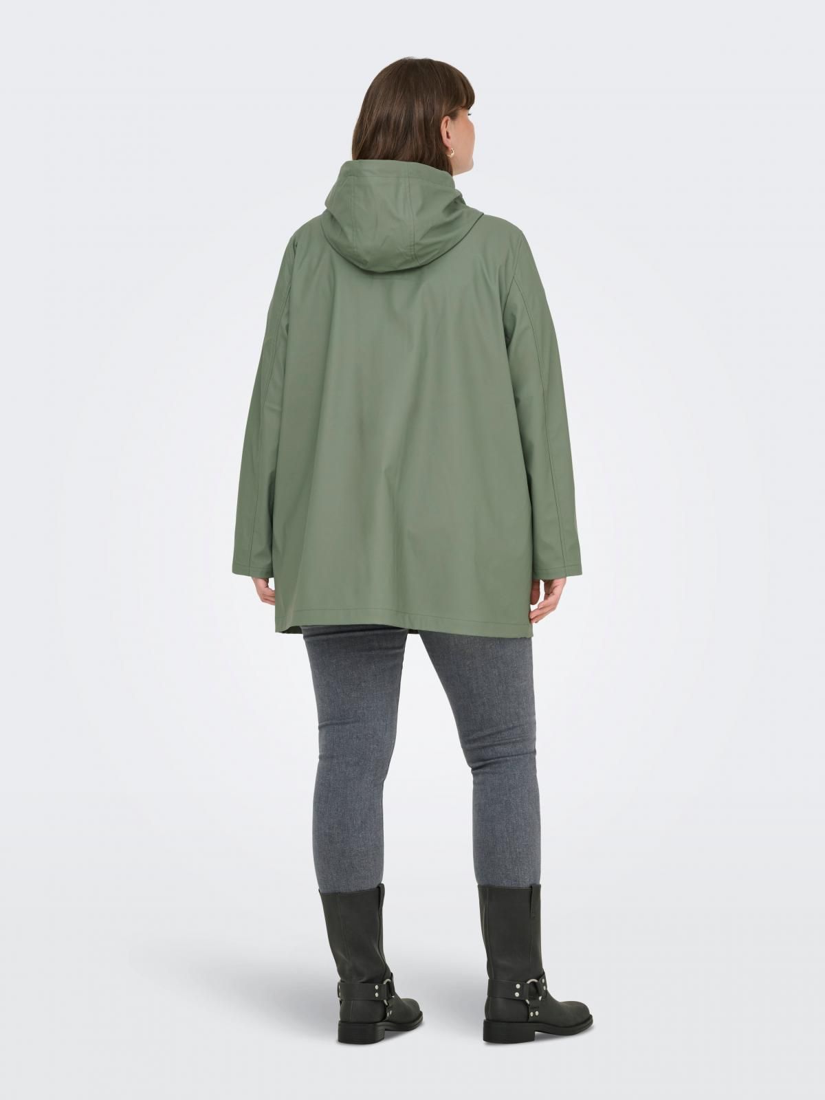 온리 빅사이즈 방수 테크니컬 레인코트 15363648_2040 GREEN / AGAVE GREEN - 상세 이미지 2