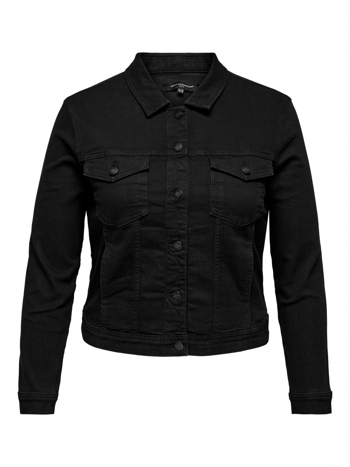 온리 트렌디 블랙 데님 재킷 15250858_2161 BLACK / BLACK - 상세 이미지 3