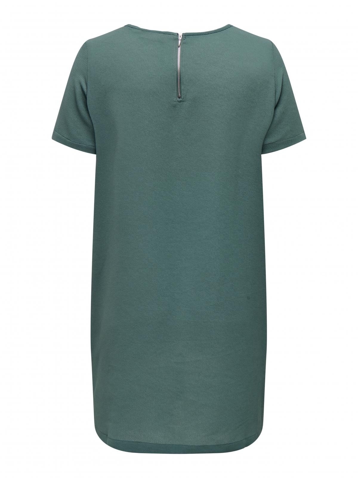 온리 데일리 루즈핏 미니 원피스 반팔 15299253_1469 GREEN / BALSAM GREEN - 상세 이미지 4