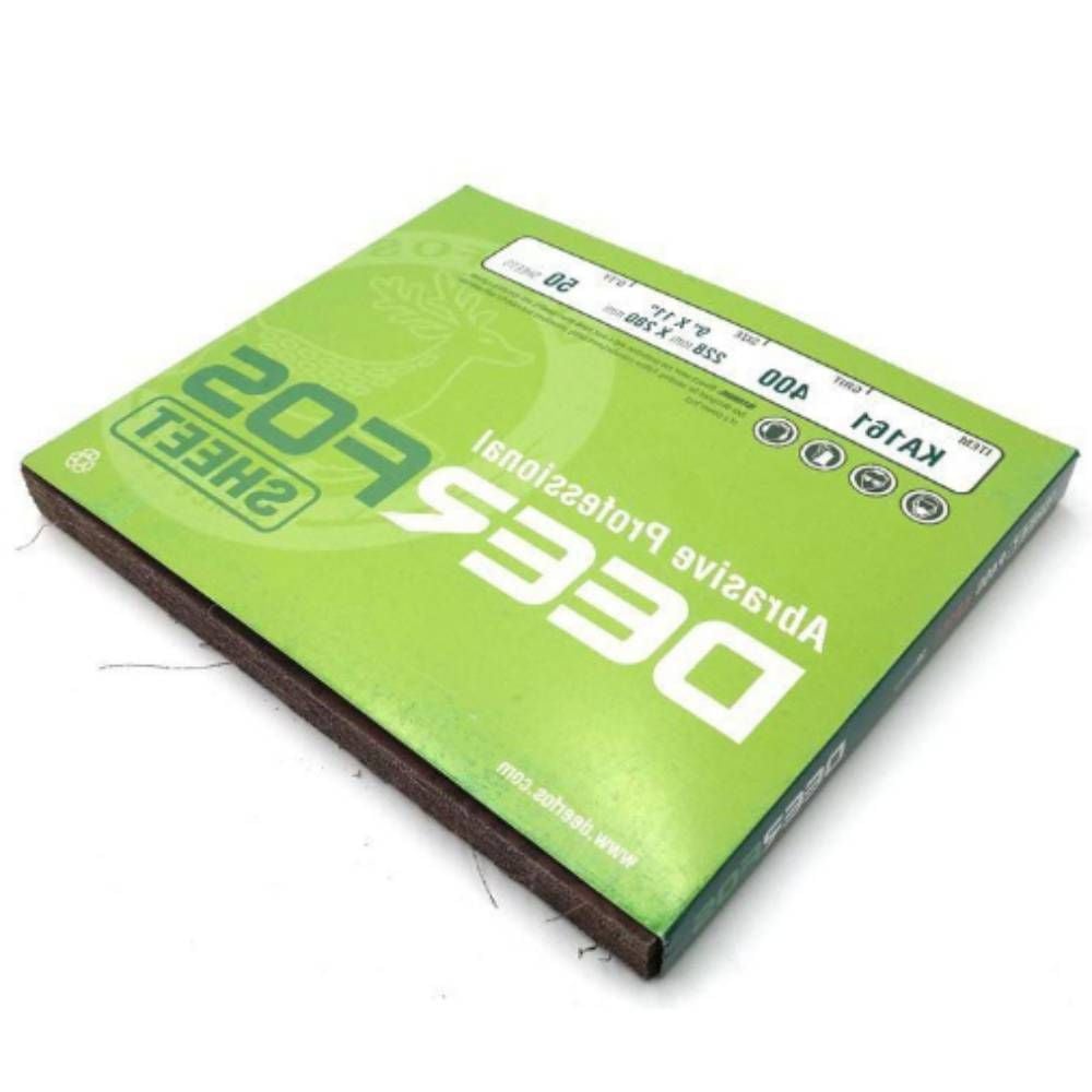 천사포 50장 400방 사포지 종이사포 샌딩페이퍼 - 상품 이미지