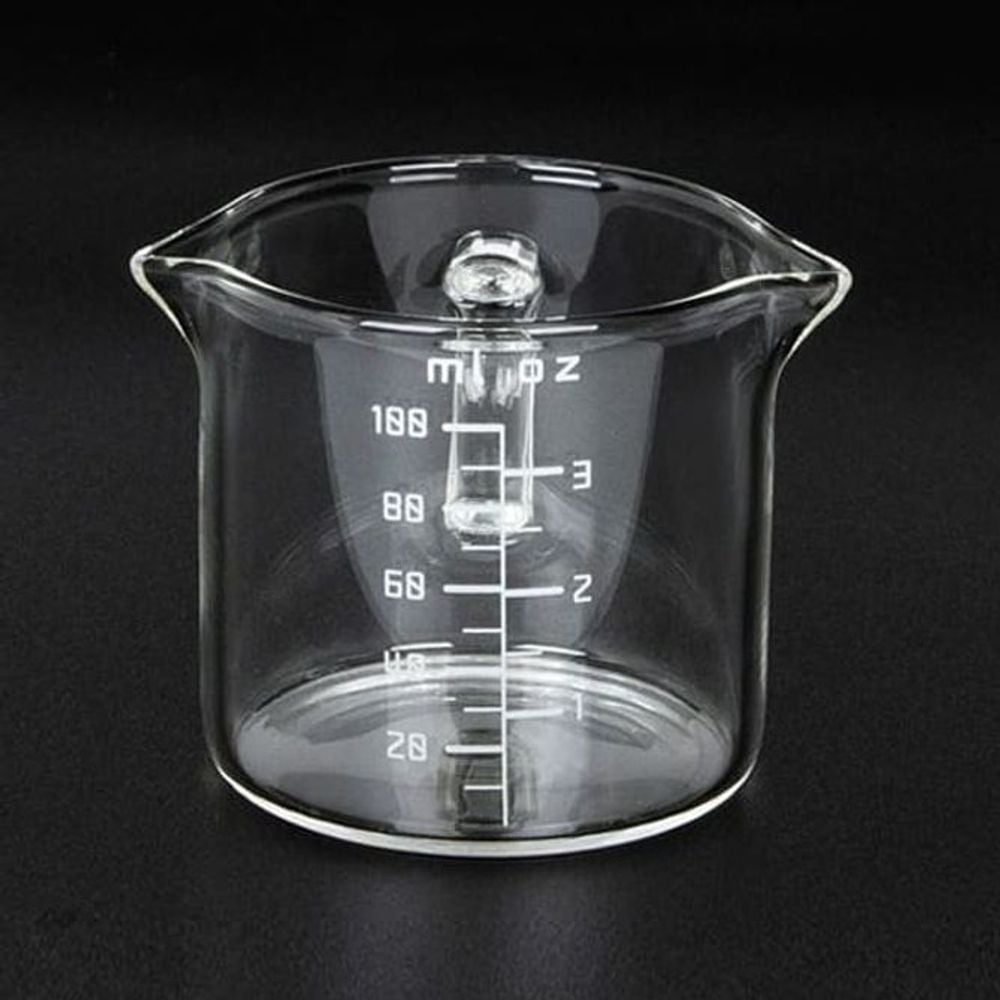 마카 계량컵 샷잔 비커컵 용량컵 유리컵 100ml 4P - 메인 이미지