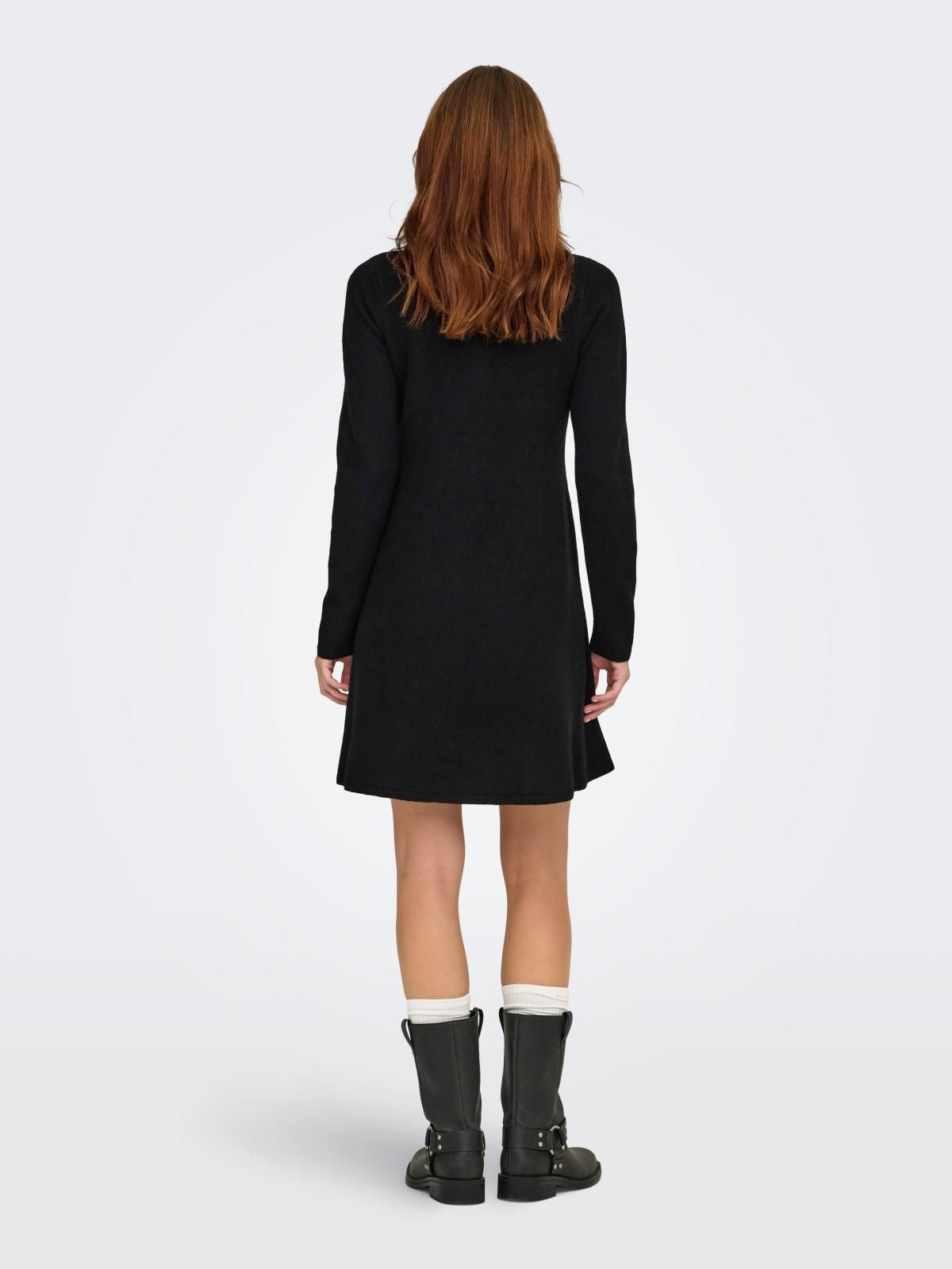 제이디와이 플렉시블 니트 셔츠카라 미니 원피스 15358260_2161 BLACK / BLACK - 상세 이미지 2
