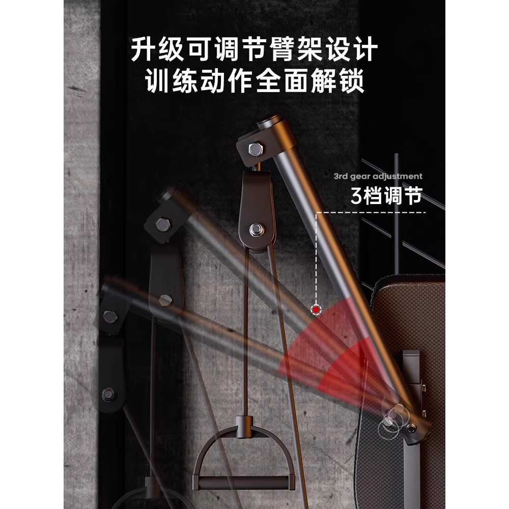 어깨운동 인클라인벤치 각도조절 접이식 덤벨 운동 - 상세 이미지 3