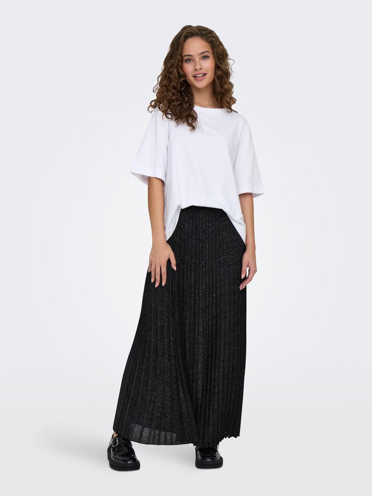 제이디와이 플리츠 롱 스커트 블랙 15349524_2161 BLACK / BLACK - 상세 이미지 5