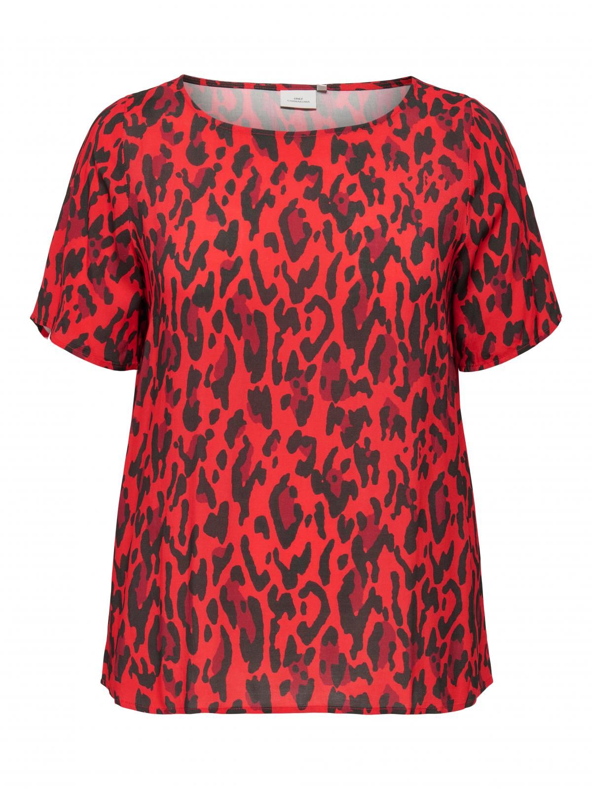 온리 애니멀 패턴 레드 반팔 티셔츠 15349438_753_1191648 RED / POPPY RED - 상세 이미지 3