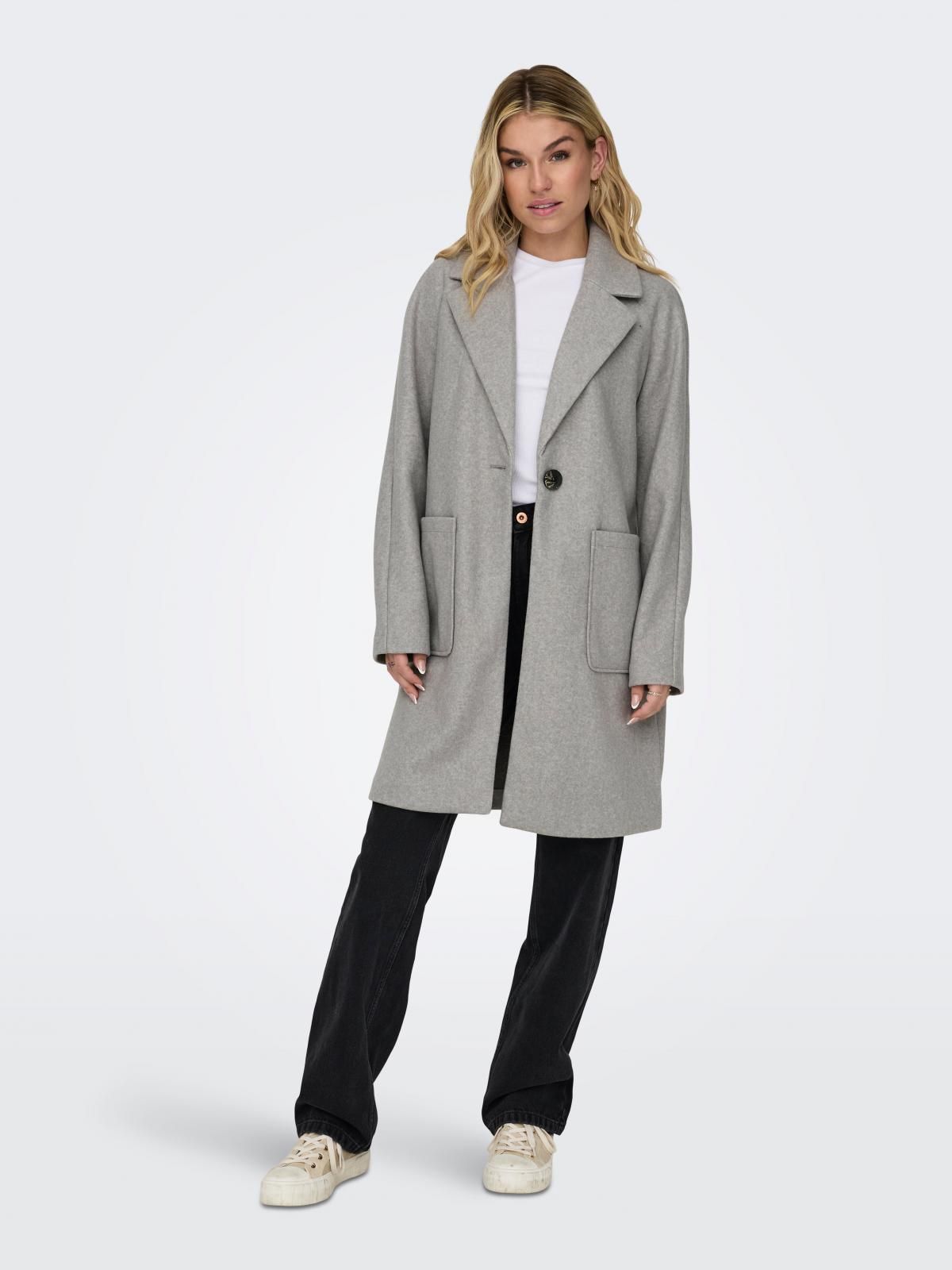 온리 클래식 라이트그레이 롱 코트 15285883_156_1012032 GREY / STEEPLE GRAY - 상세 이미지 2