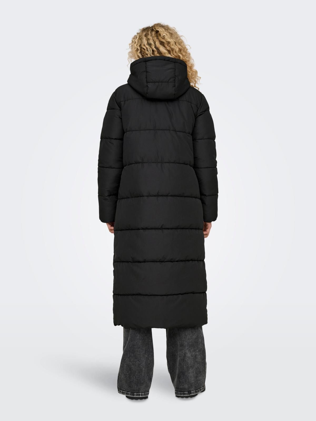 온리 윈드프루프 후드 집업 패딩 코트 15322001_2161 BLACK / BLACK - 상세 이미지 2