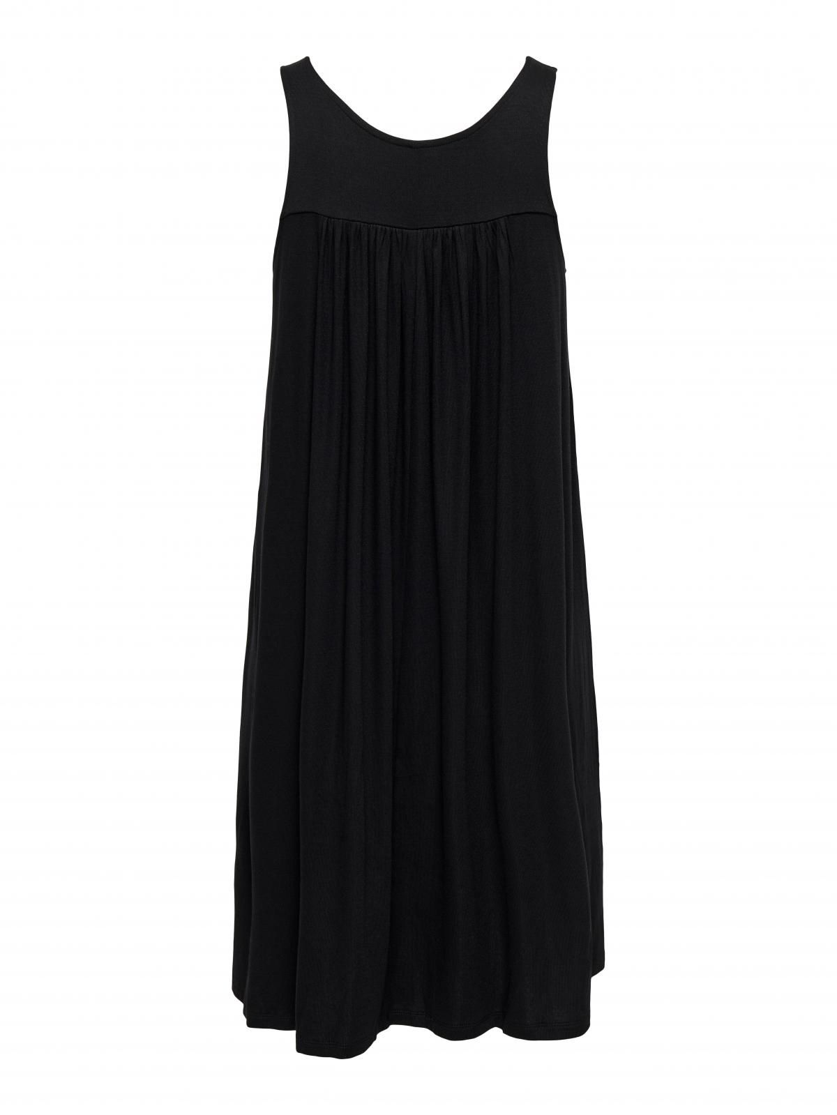 온리 컷아웃 미니 슬리브리스 원피스 블랙 15293999_2161 BLACK / BLACK - 상세 이미지 4