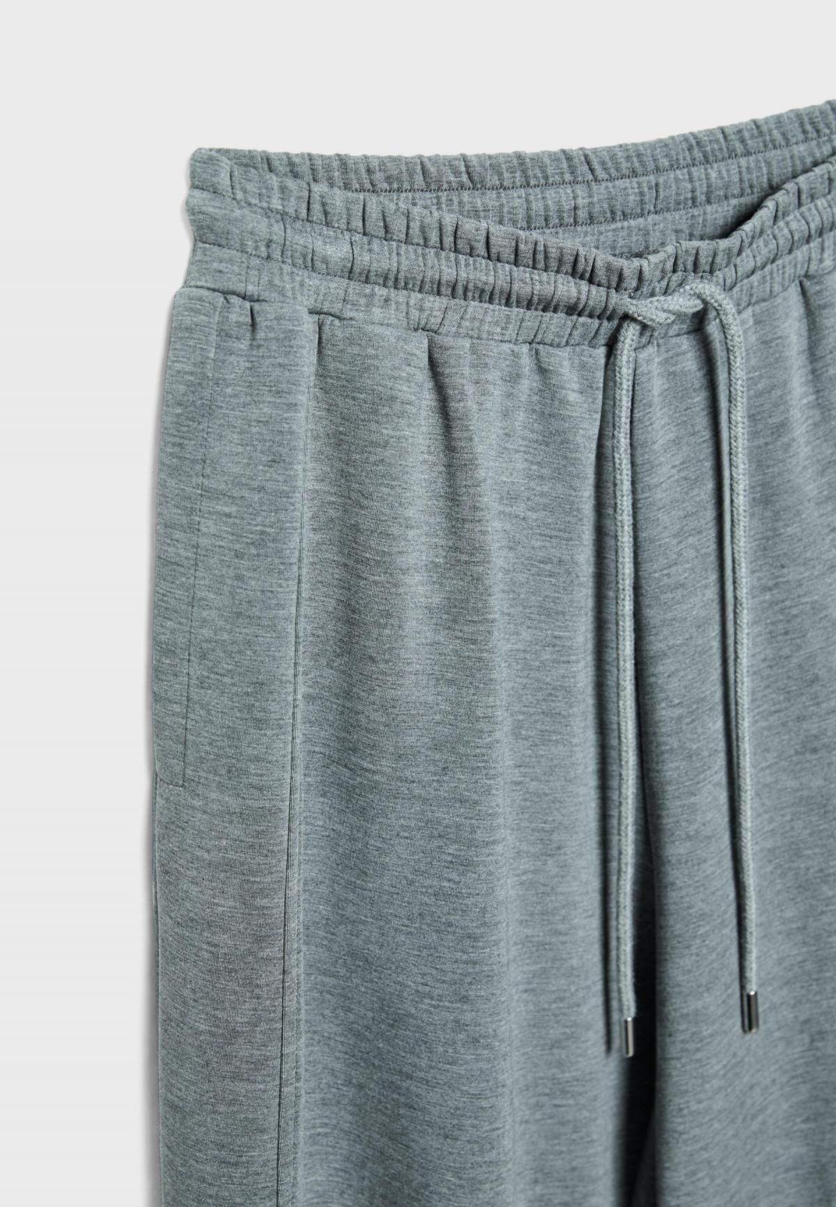 스트라디바리우스 소프트 와이드 배기 조거 팬츠 8739/276 DARK GREY - 상세 이미지 2