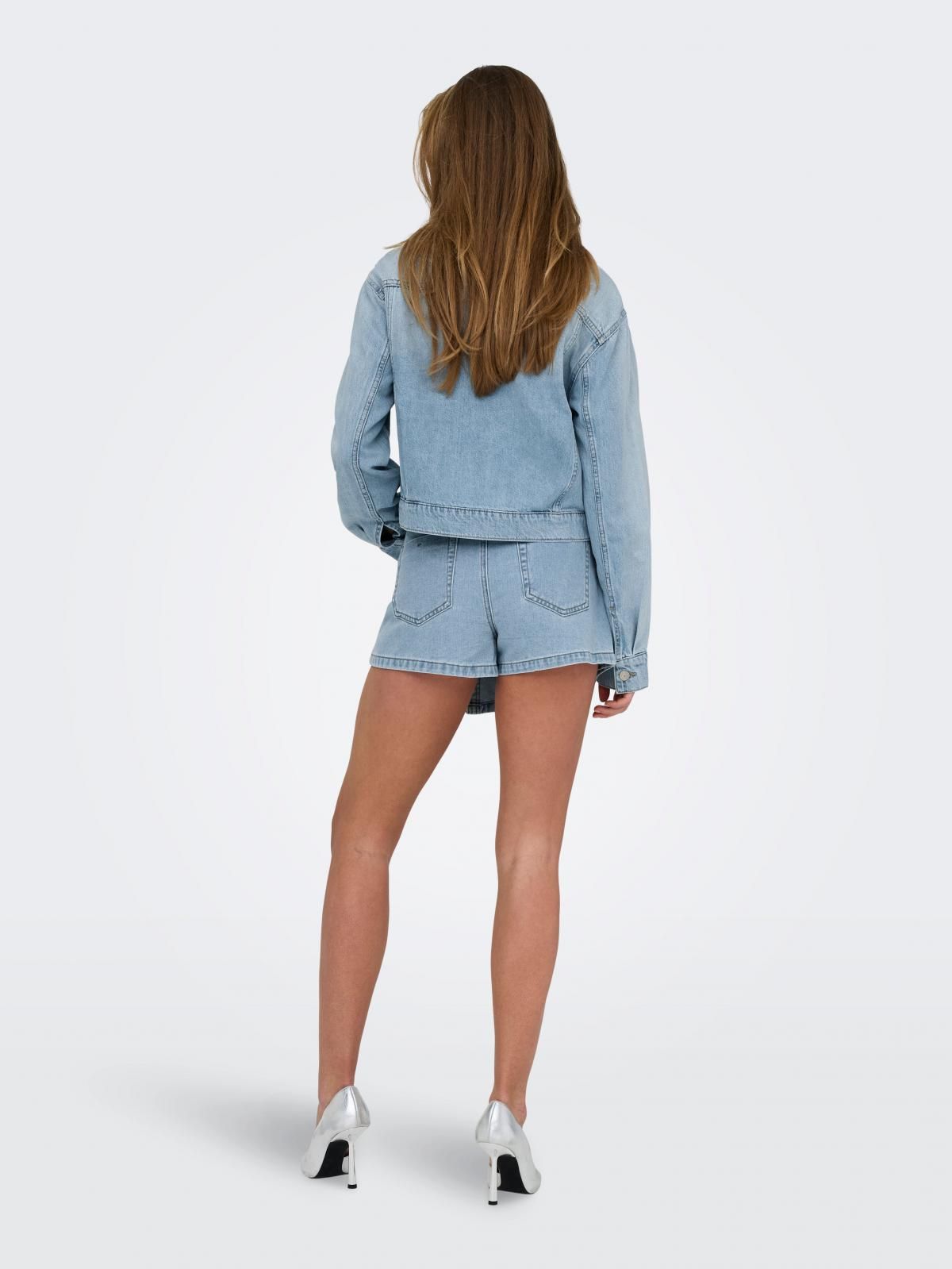온리 테크니컬 연청 데님 재킷 15350050_2116 BLUE / LIGHT BLUE DENIM - 상세 이미지 3