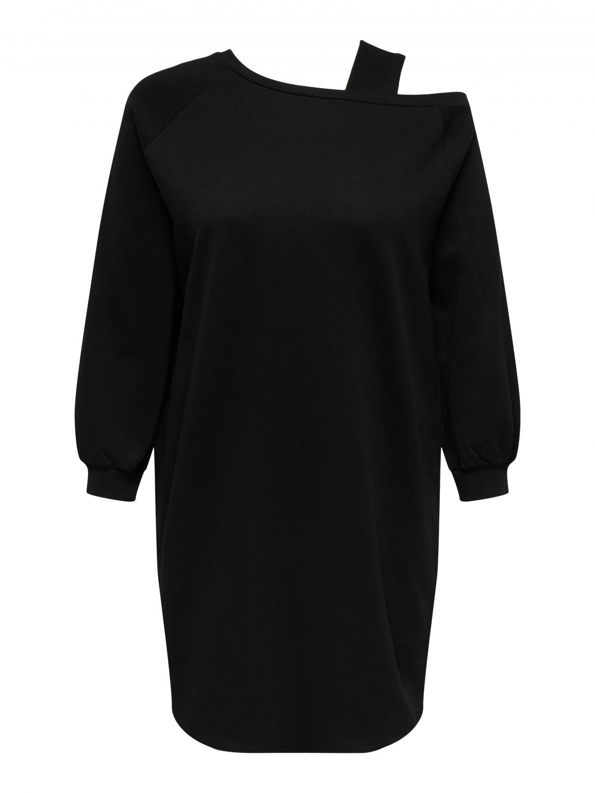 온리 테크니컬 미니 원피스 오프숄더 블랙 15369222_2161 BLACK / BLACK - 상세 이미지 3