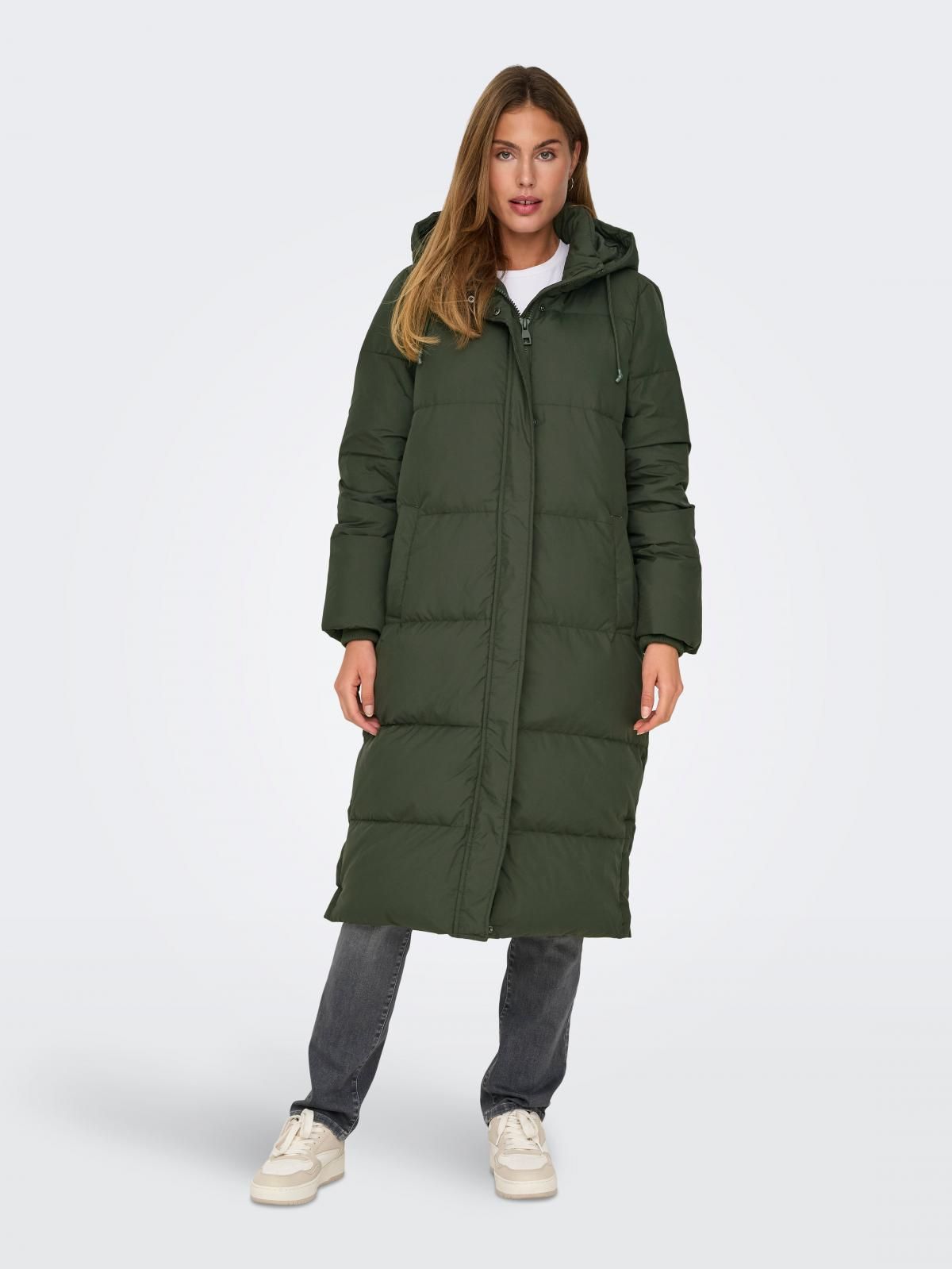 온리 테크니컬 윈드프루프 롱 패딩 다운 자켓 15276961_197 GREY / PEAT - 상세 이미지 2
