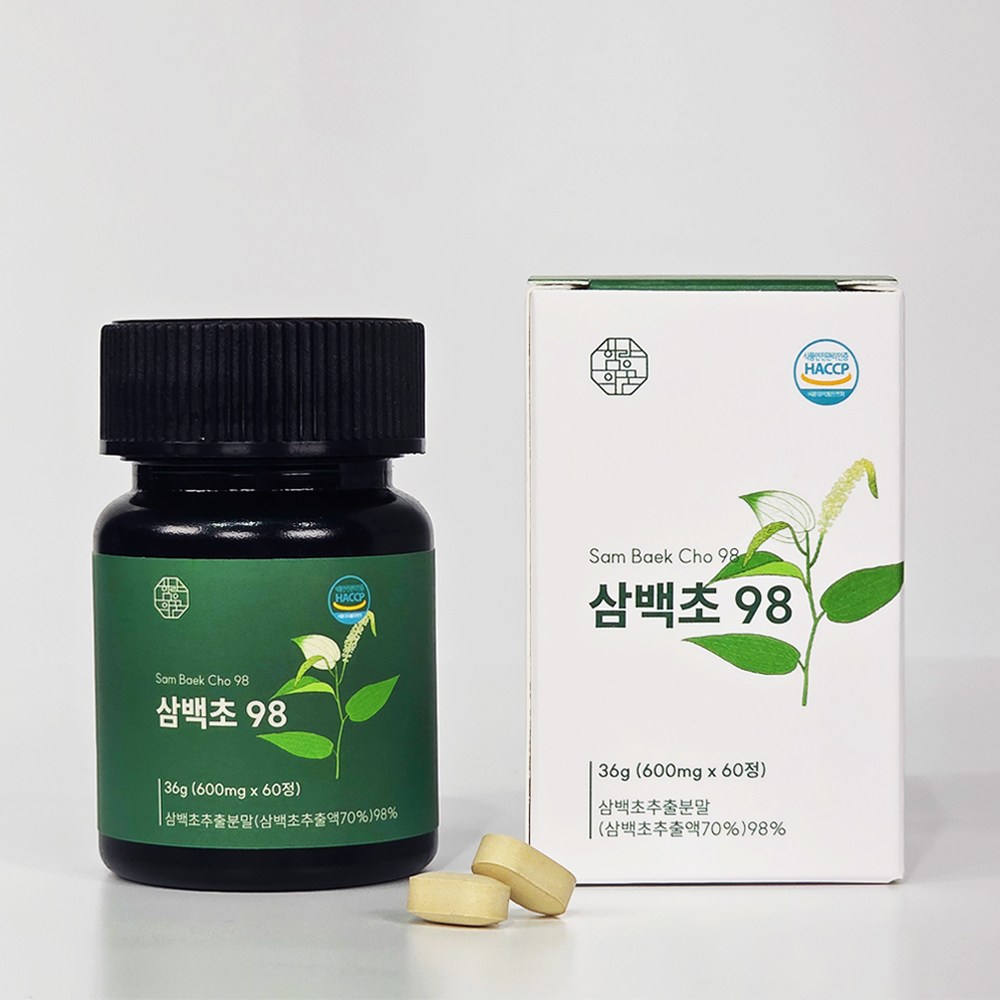 삼백초 추출물 퀘르세틴 정 삼백초 98% - 상품 이미지