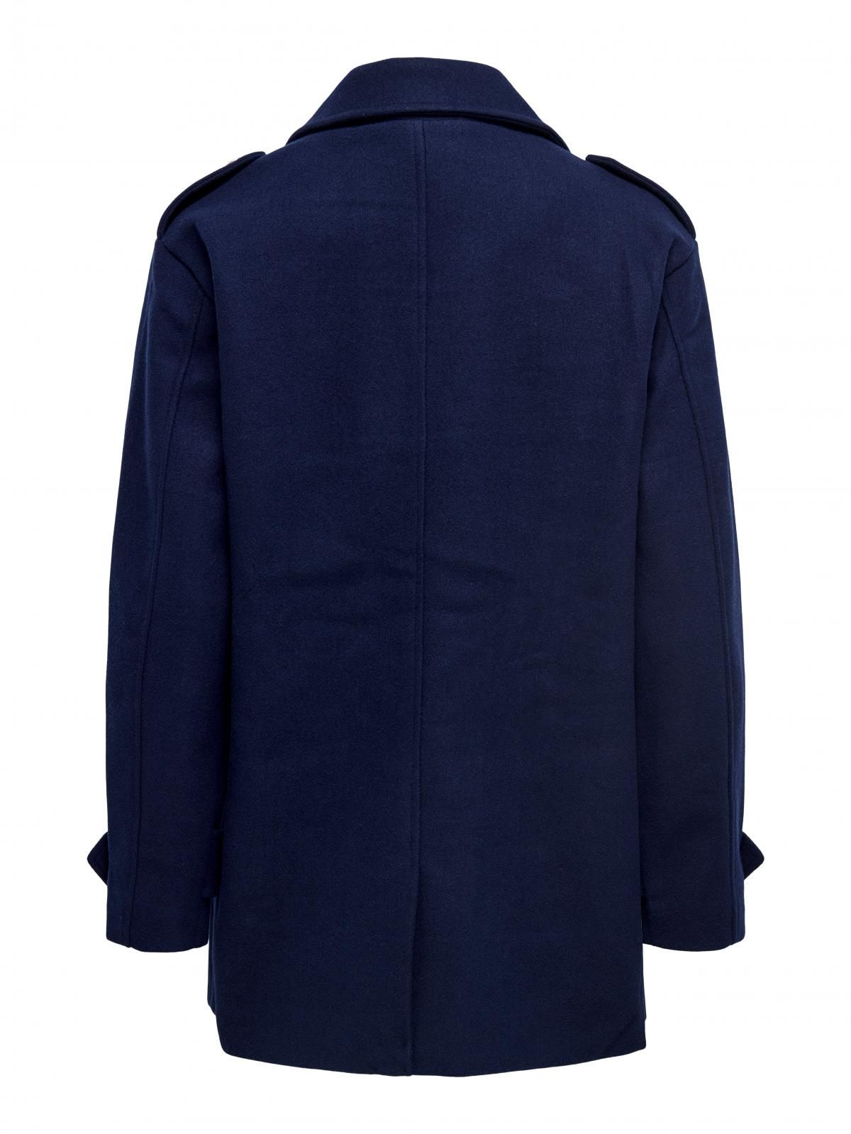 온리 네이비 더블브레스트 테일러드 재킷 15263379_4461 BLUE / MARITIME BLUE - 상세 이미지 4