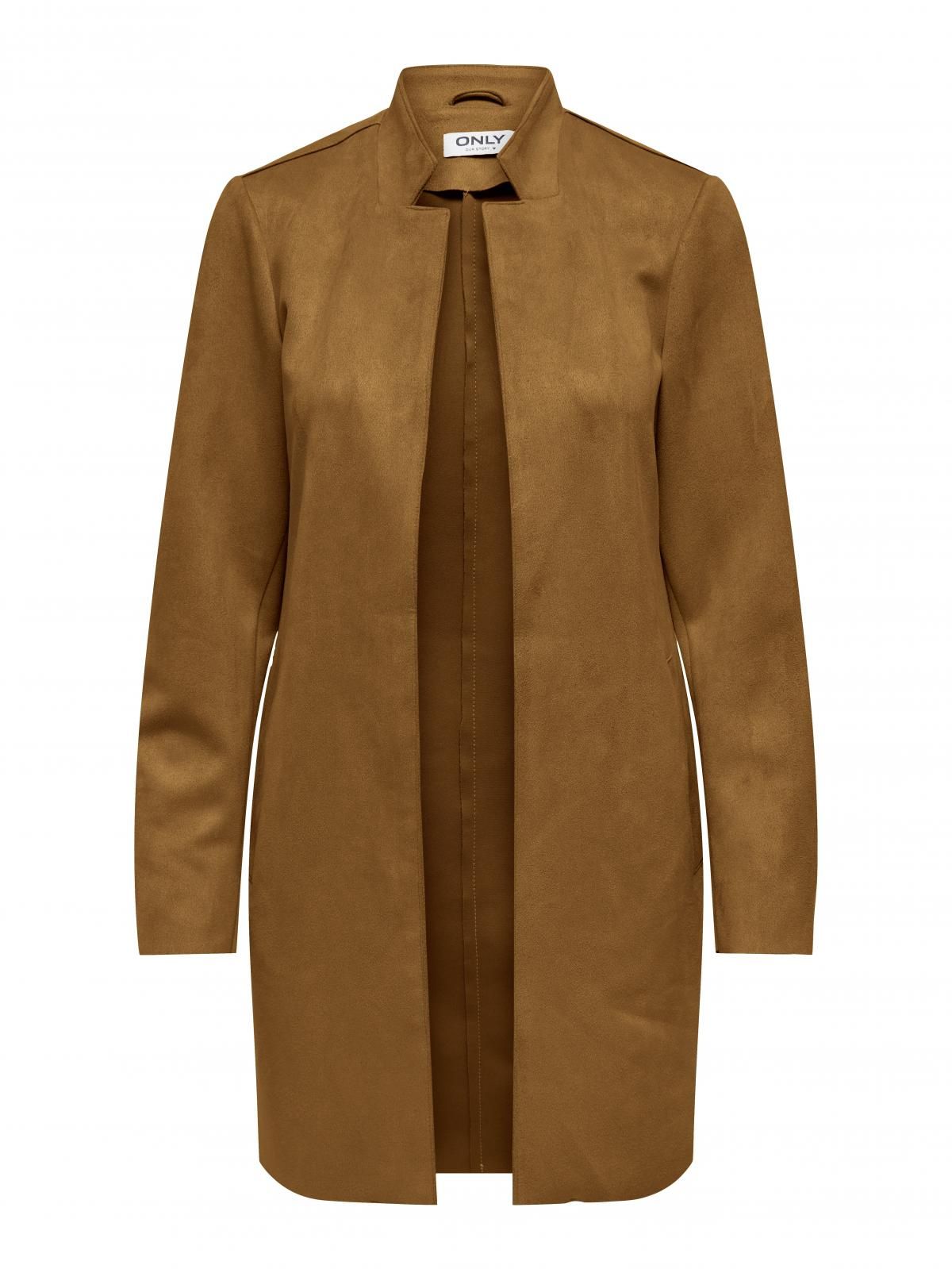 온리 모던 클래식 롱 코트 카멜 15218563_409 BROWN / COGNAC - 상세 이미지 3