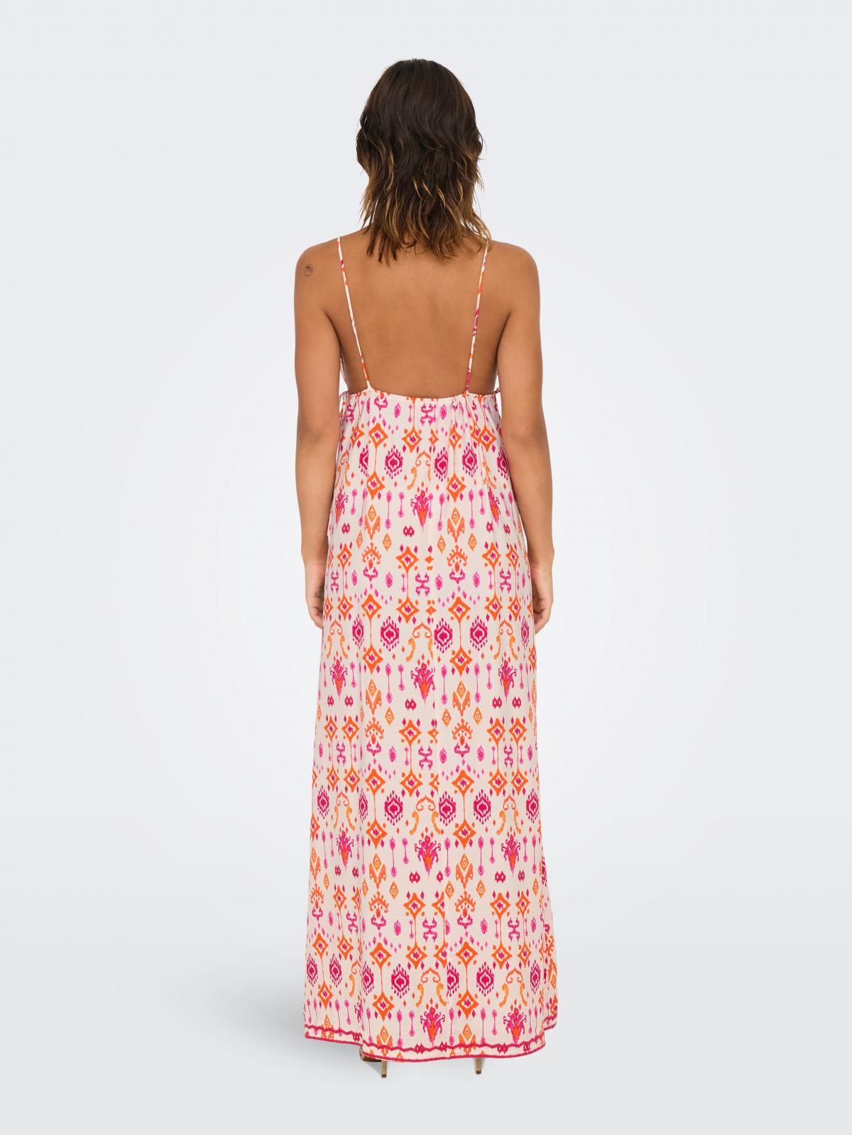 온리 보헤미안 패턴 브이넥 스트랩 롱 원피스 15345903_3032_1178300 - 상세 이미지 2