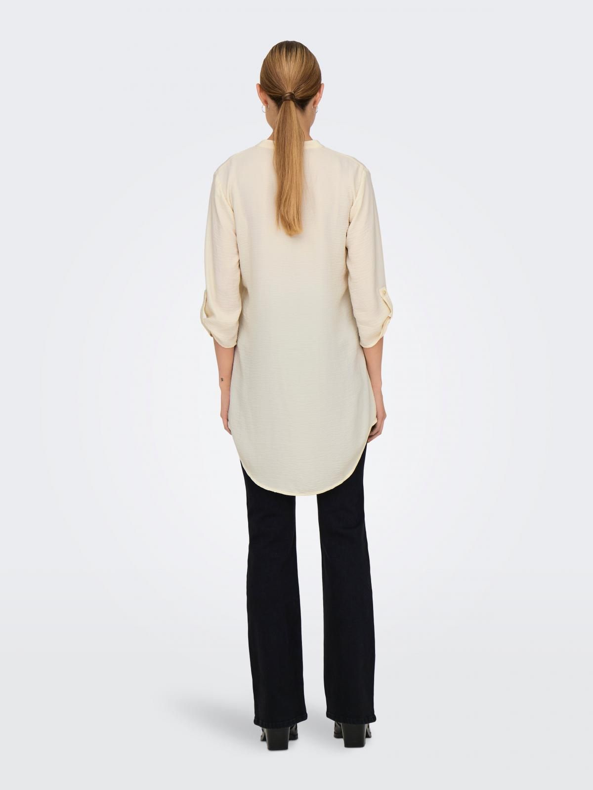 제이디와이 베이직 롱 셔츠 7부소매 15300541_19 WHITE / ANTIQUE WHITE - 상세 이미지 2