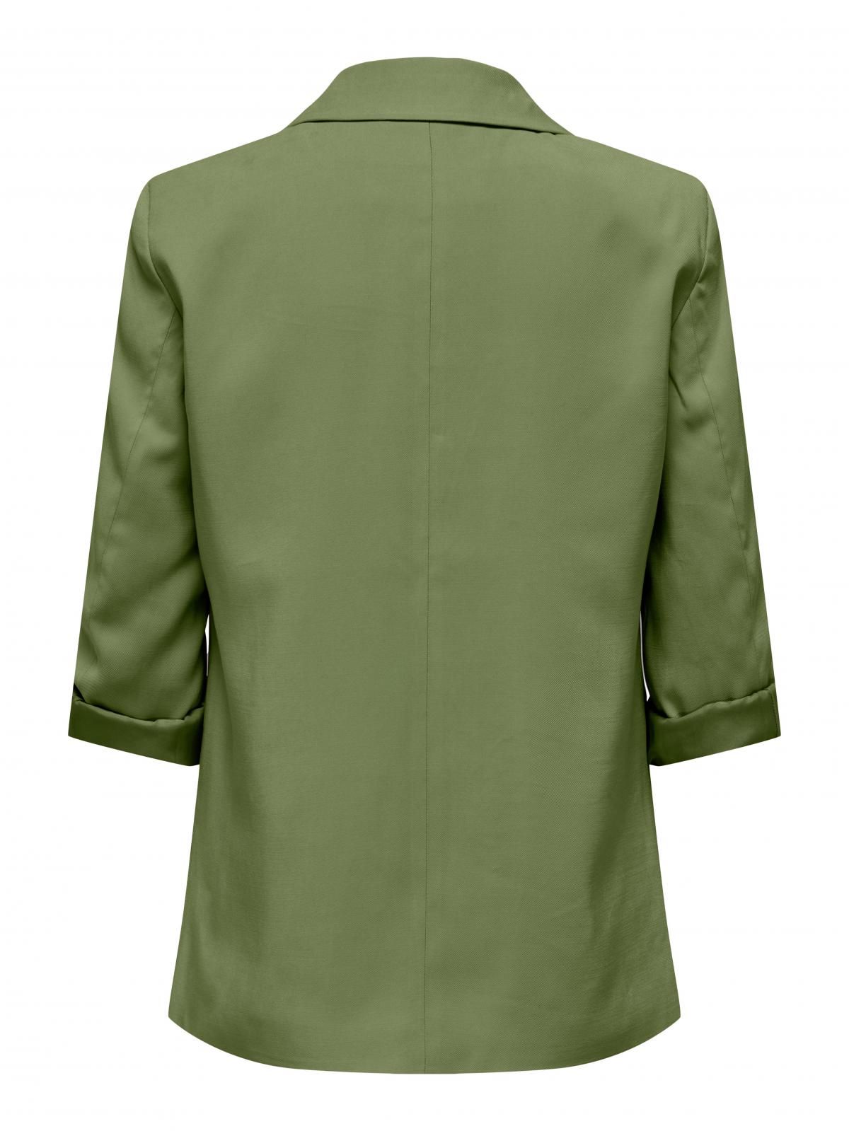온리 루즈핏 플랩 포켓 롱 블레이저 15310839_1891 GREEN / CAPULET OLIVE - 상세 이미지 4