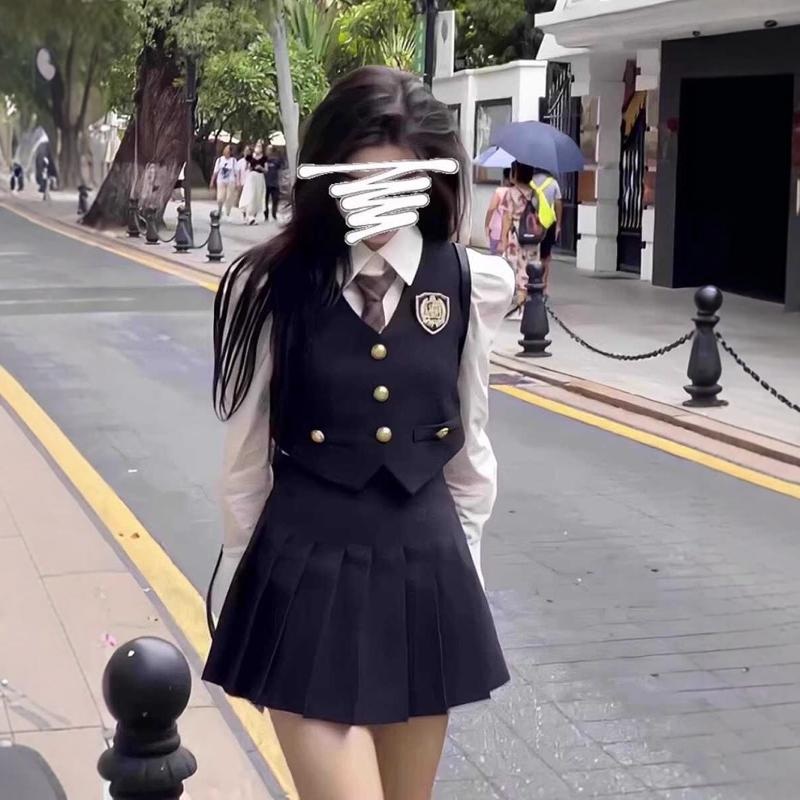 드라마 교복 빅사이즈 일본 여학생 졸업사진 겨울 졸사 가을 긴팔 코스프레 반팔 남자세라복 - 상세 이미지 2