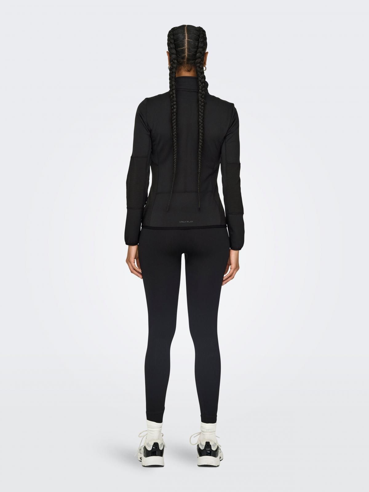 온리 테크니컬 기능성 플리스 집업 재킷 15233181_2161 BLACK / BLACK - 상세 이미지 2