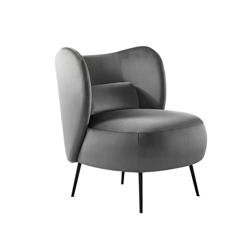허그 부클 패브릭 카페 라운지 다이닝 암체어 Hug Boucle Chair 이미지 6