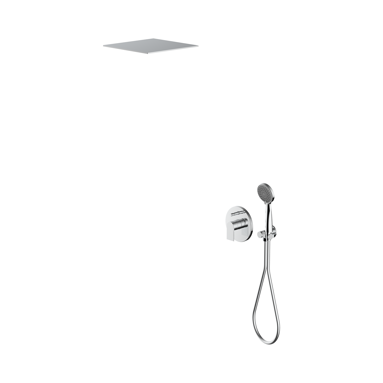 폰타나 칼리스토 TF-B5700D  크롬 벽매립 샤워 수전 - 상품 이미지