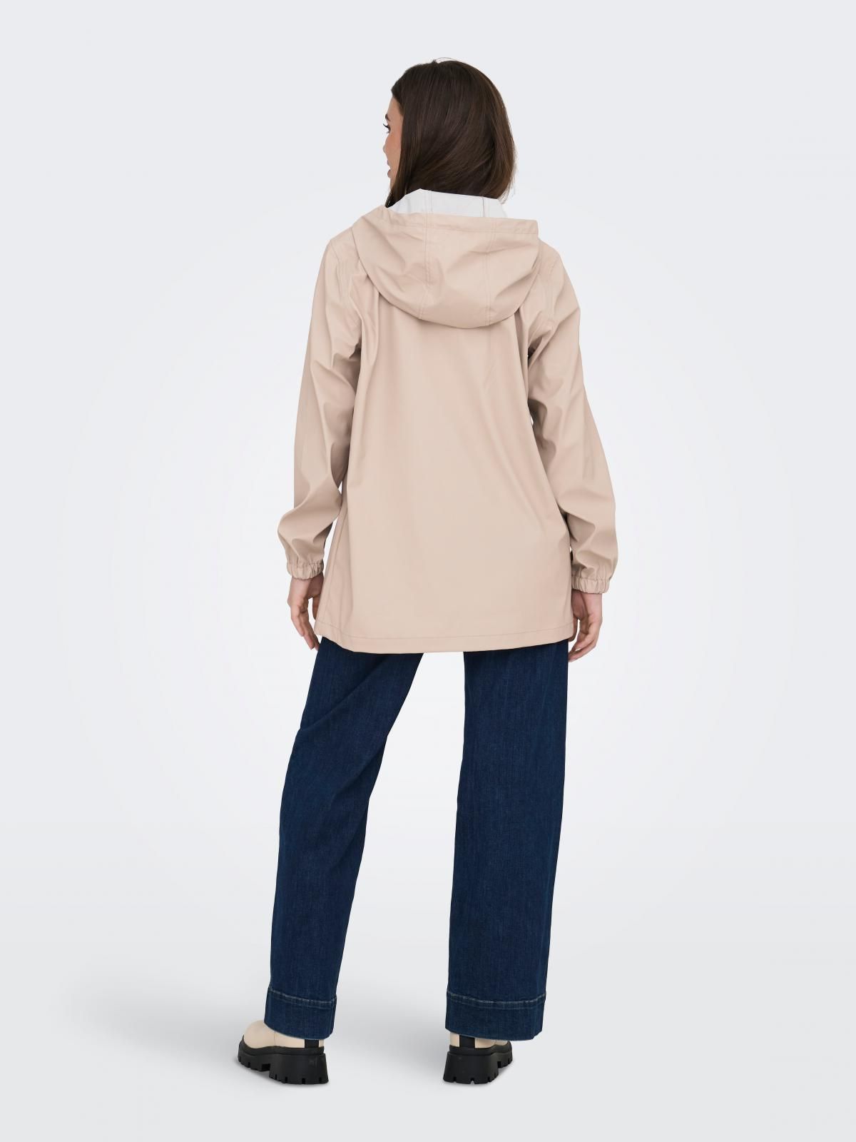 제이디와이 베이직 방수 후드 레인코트 15353989_116_1228407 WHITE / SIMPLY TAUPE - 상세 이미지 2