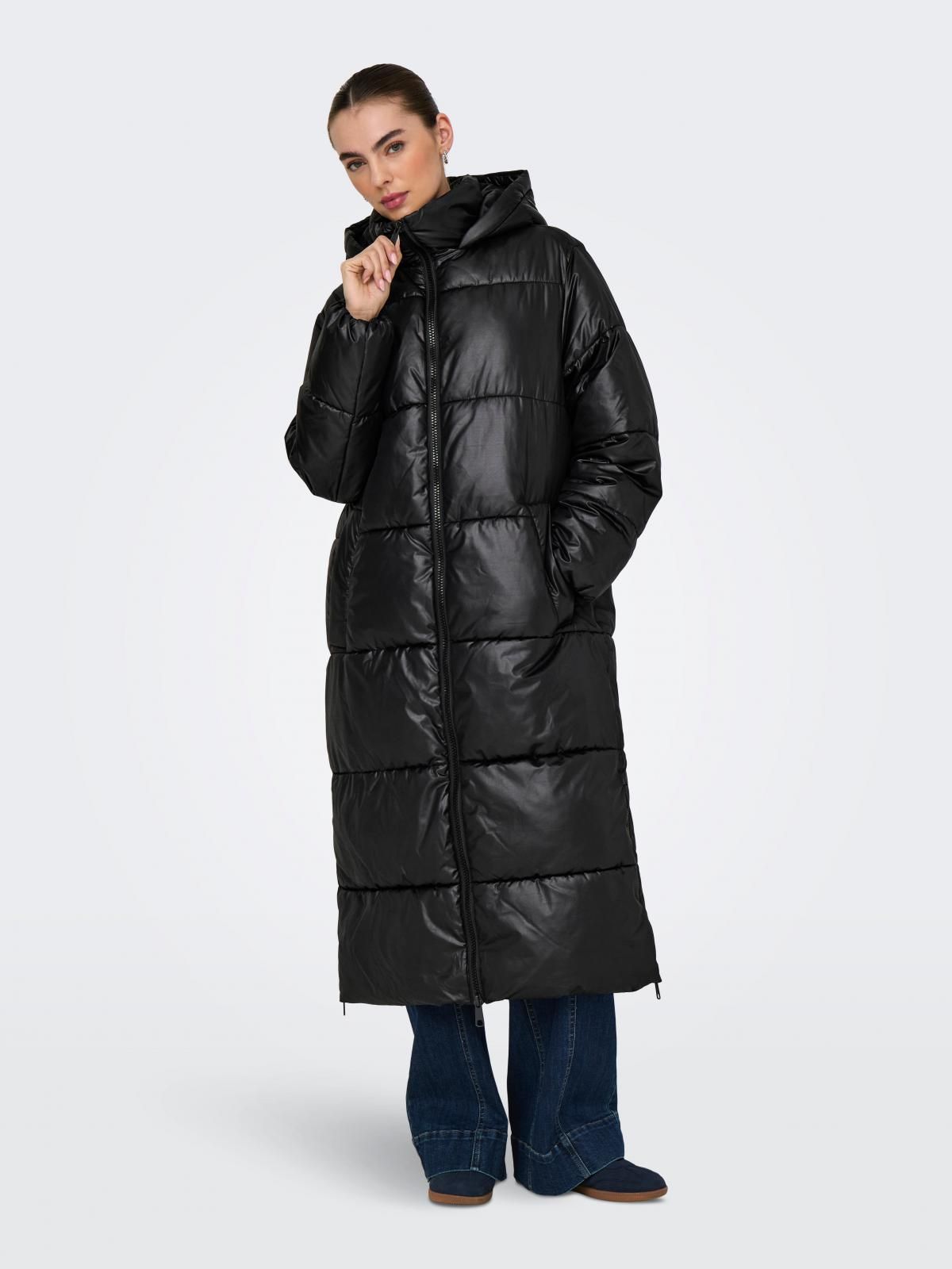제이디와이 롱 패딩 코트 후드 테크니컬 15337896_2161 BLACK / BLACK - 상세 이미지 5