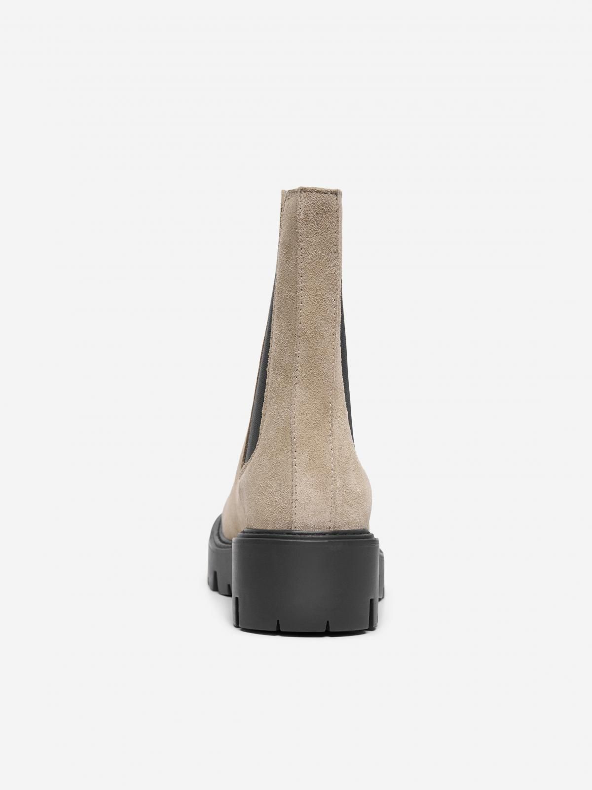 온리 트렌디 앵클 첼시부츠 스웨이드 베이지 15356389_315 BROWN / CAMEL - 상세 이미지 2