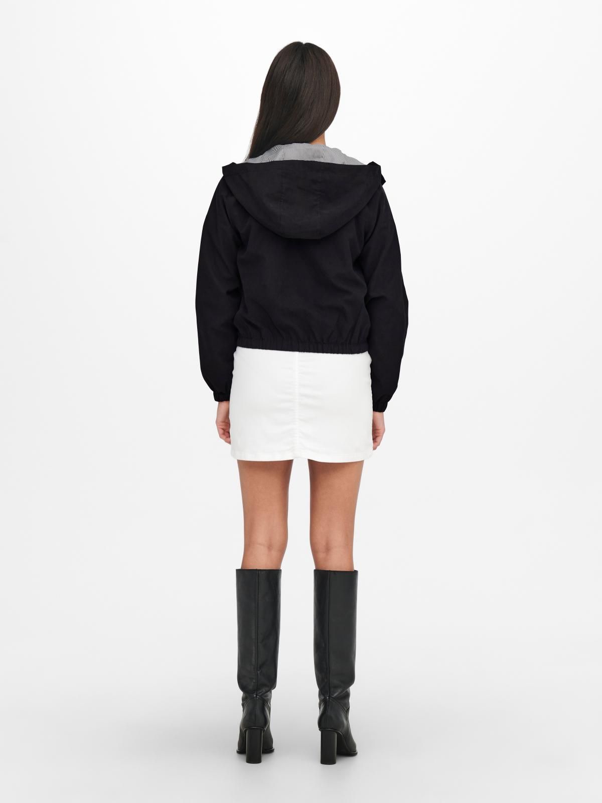 제이디와이 베이직 후드 테크니컬 집업 재킷 15236012_2161_891137 BLACK / BLACK - 상세 이미지 3