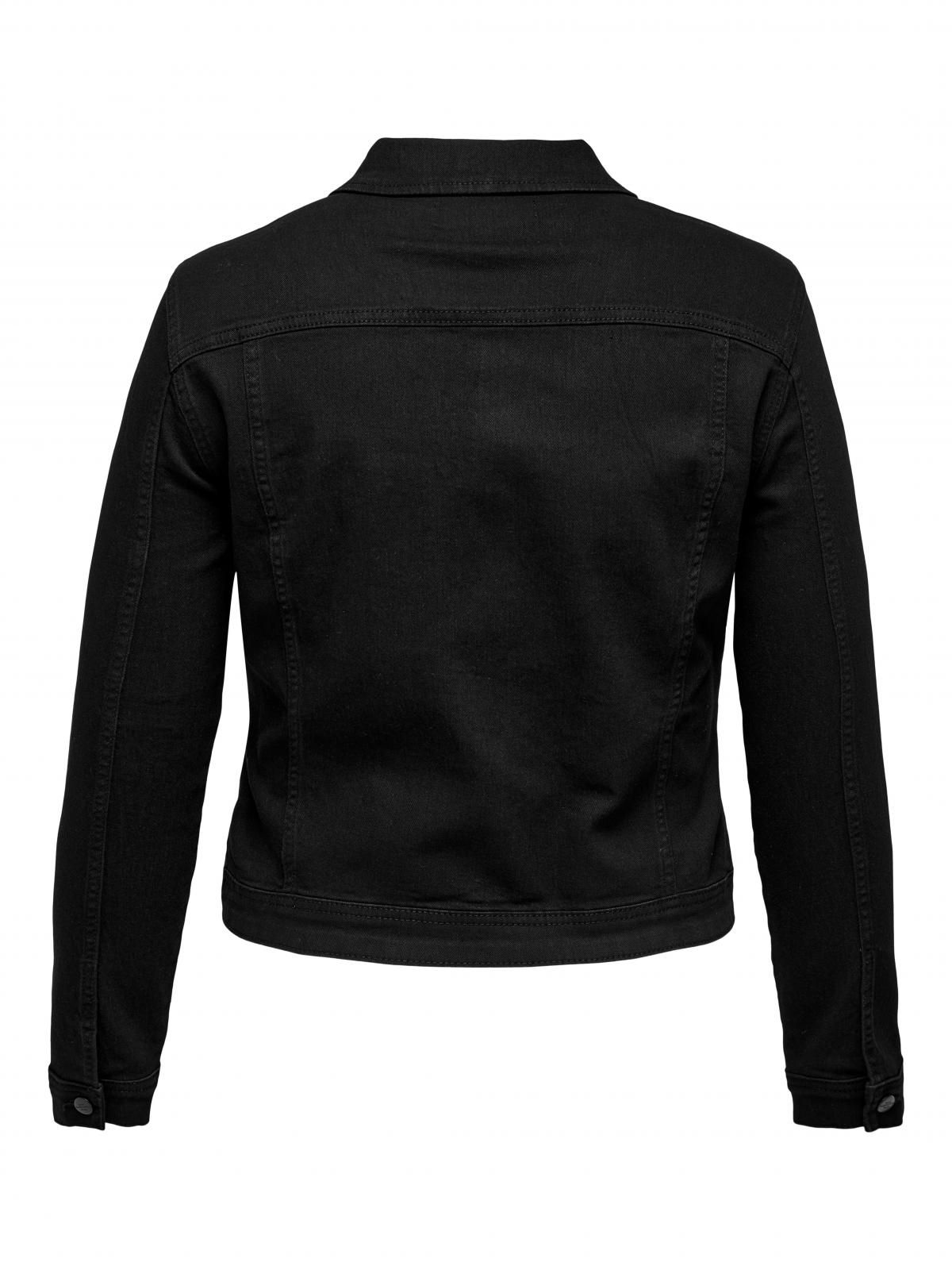 온리 트렌디 블랙 데님 재킷 15250858_2161 BLACK / BLACK - 상세 이미지 4